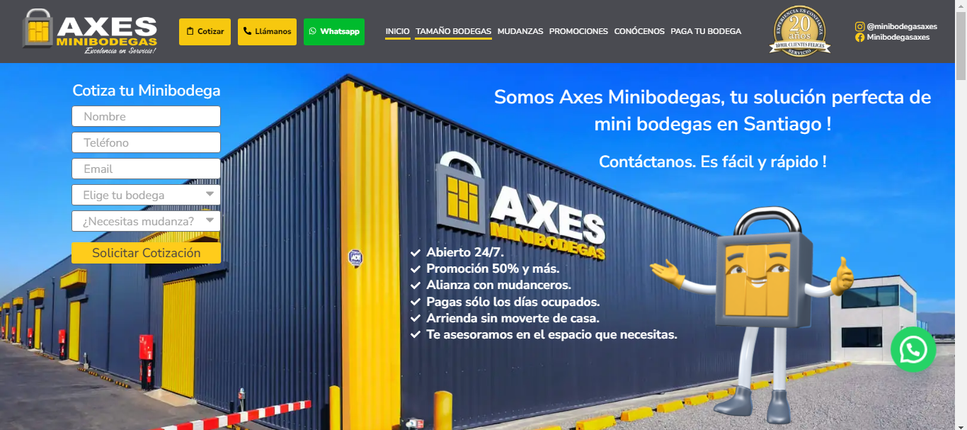 cliente sitio web - Agencia MediaMavens